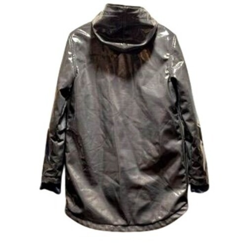 Invicta Italy Waterproof Hooded Jacket Women‎ Med Gray Blue Quilted Lining *FLAW - Picture 4 of 16